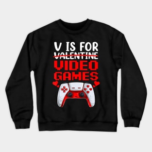 Gaming Apparel, Video Game Funny Shirt, Valentines Day Kids Crewneck Sweatshirt